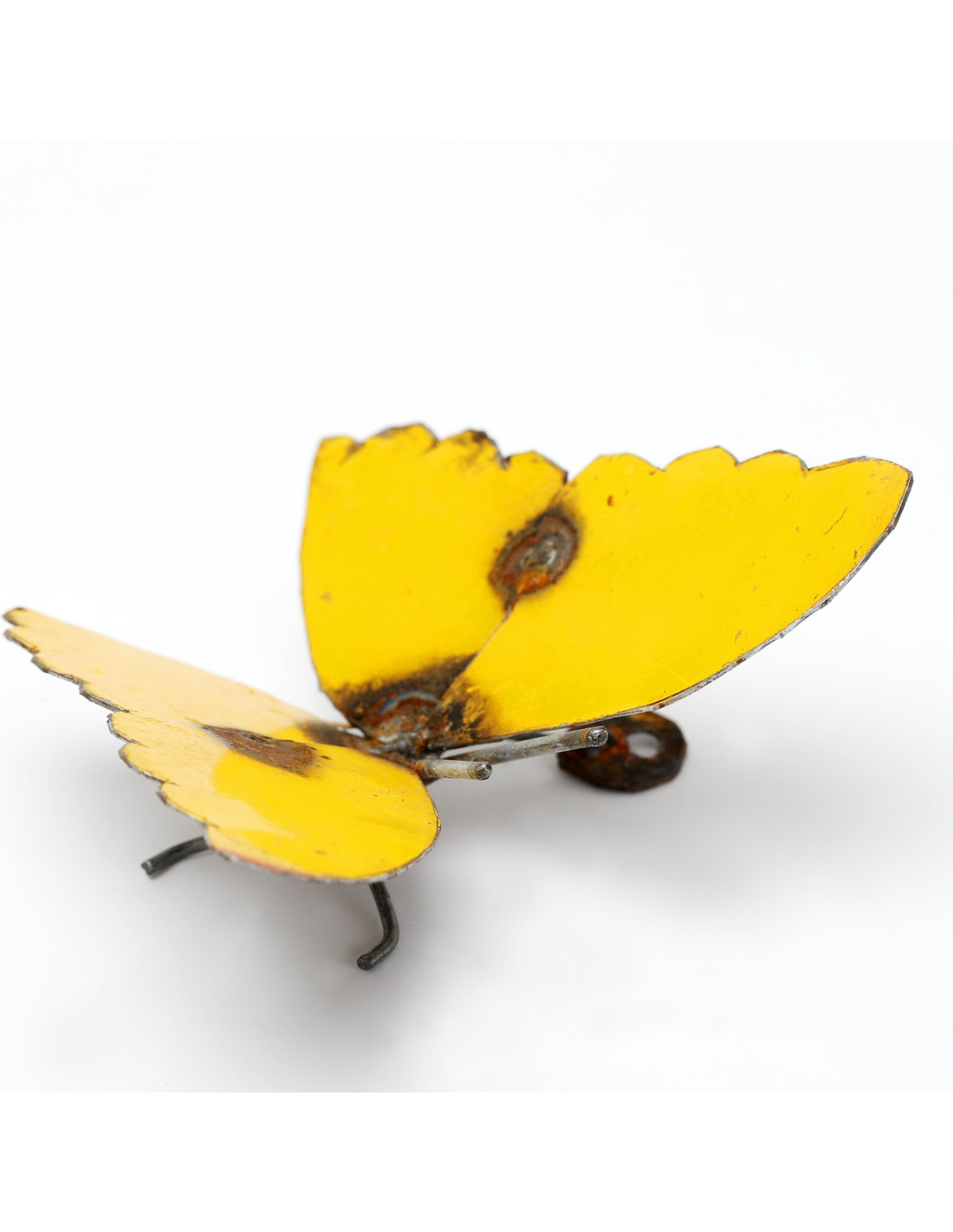 Tuteur Papillon jaune